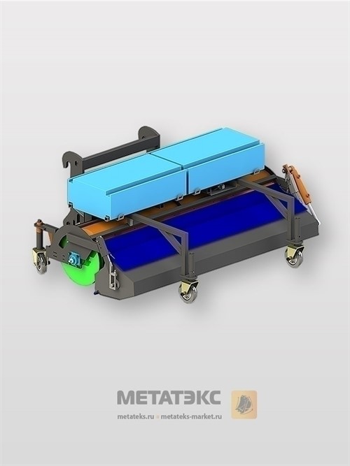 Щетка с бункером для Mecalac TLB 990 2200 мм - фото 34930