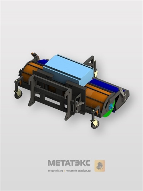 Щетка с бункером для Case 580 2450 мм - фото 34954