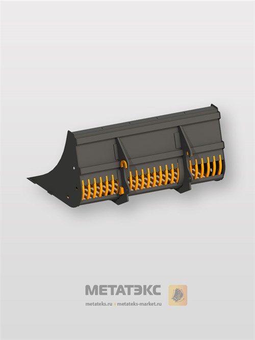 Просеивающий ковш для Case TX140-45 (объем 2,5 куб. метра) - фото 41803