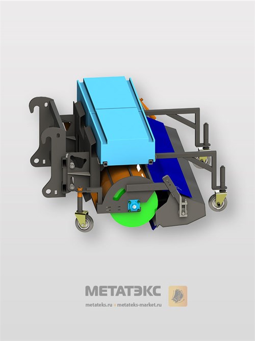 Щетка с передним бункером для Dieci AgriMax 75.10 (ширина 2400 мм) - фото 44805