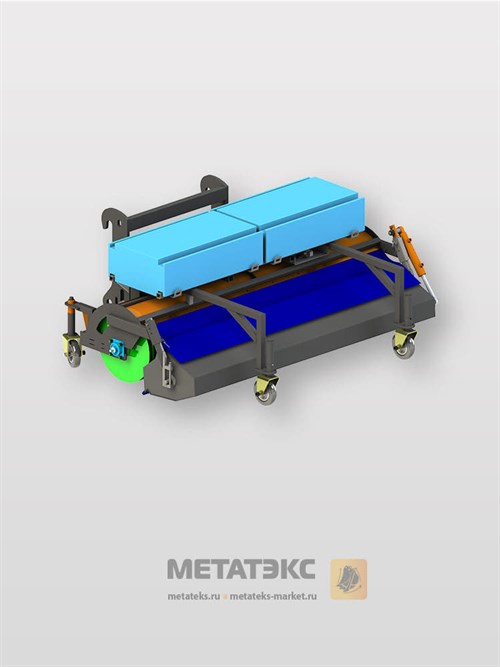 Щетка с передним бункером для Case 621D/621E/621F (2200 мм) - фото 56167