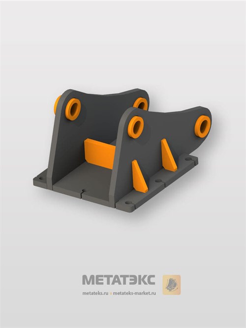 Переходная плита для гидровращателей для Hitachi ZX15 - фото 60925