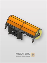 Щетка коммунальная с механическим поворотом для Merlo Turbofarmer TF42.7 (ширина 2400 мм)