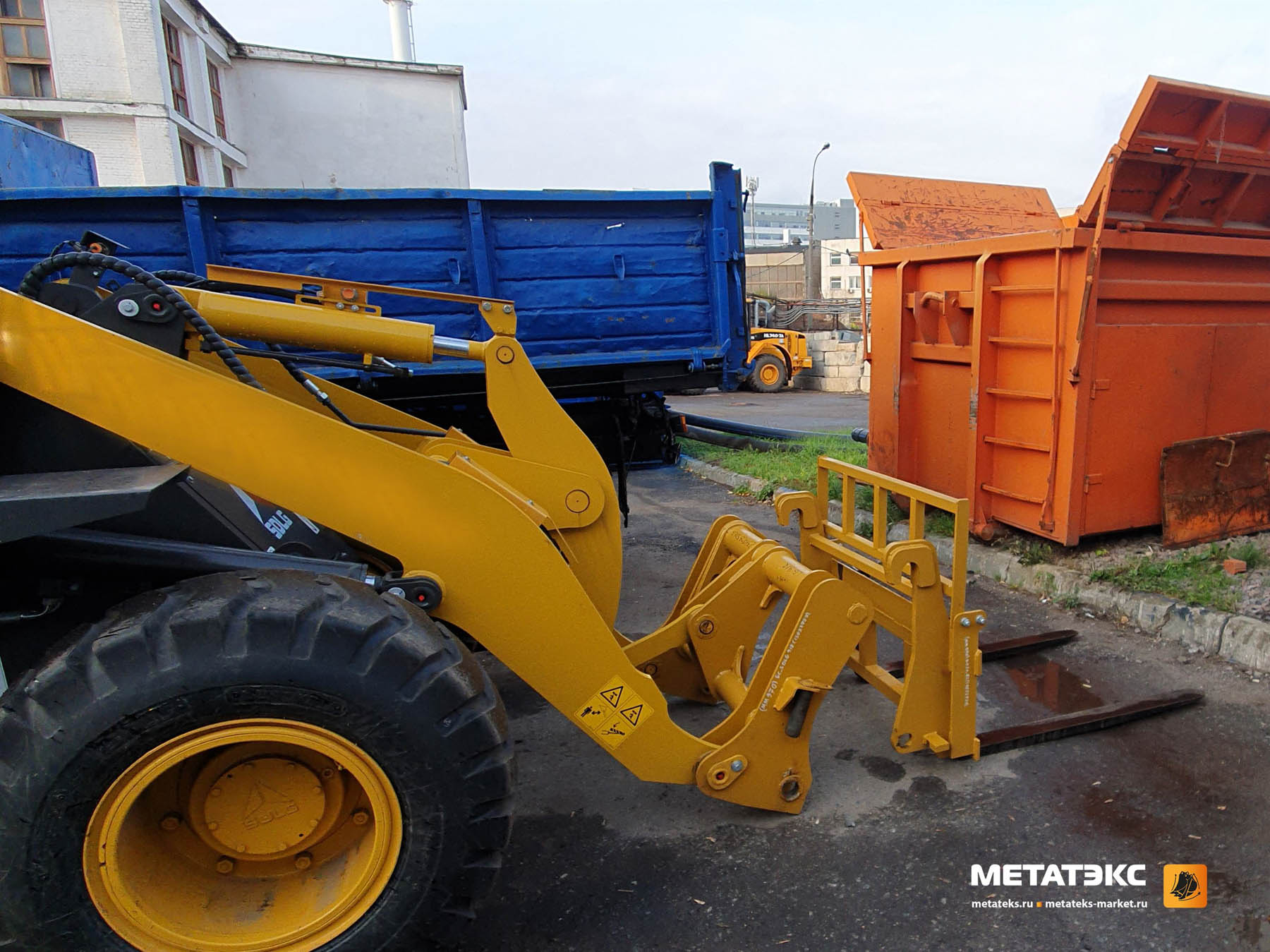 Купить быстросъемное устройство для фронтального погрузчика Komatsu WA200 с  механическим приводом